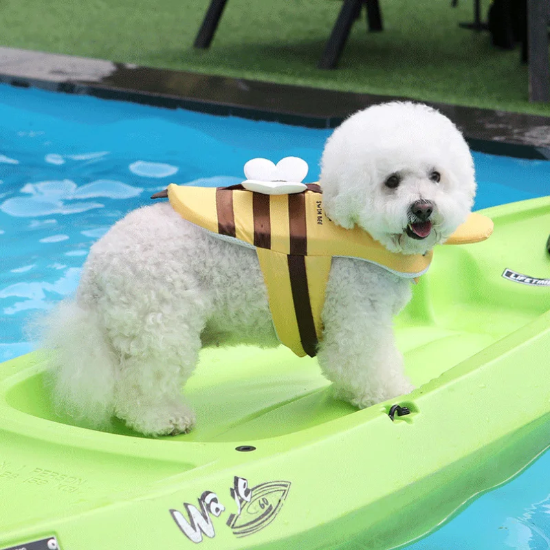 Dog Life Jacket - Летний купальник для маленьких пчелиных собак,