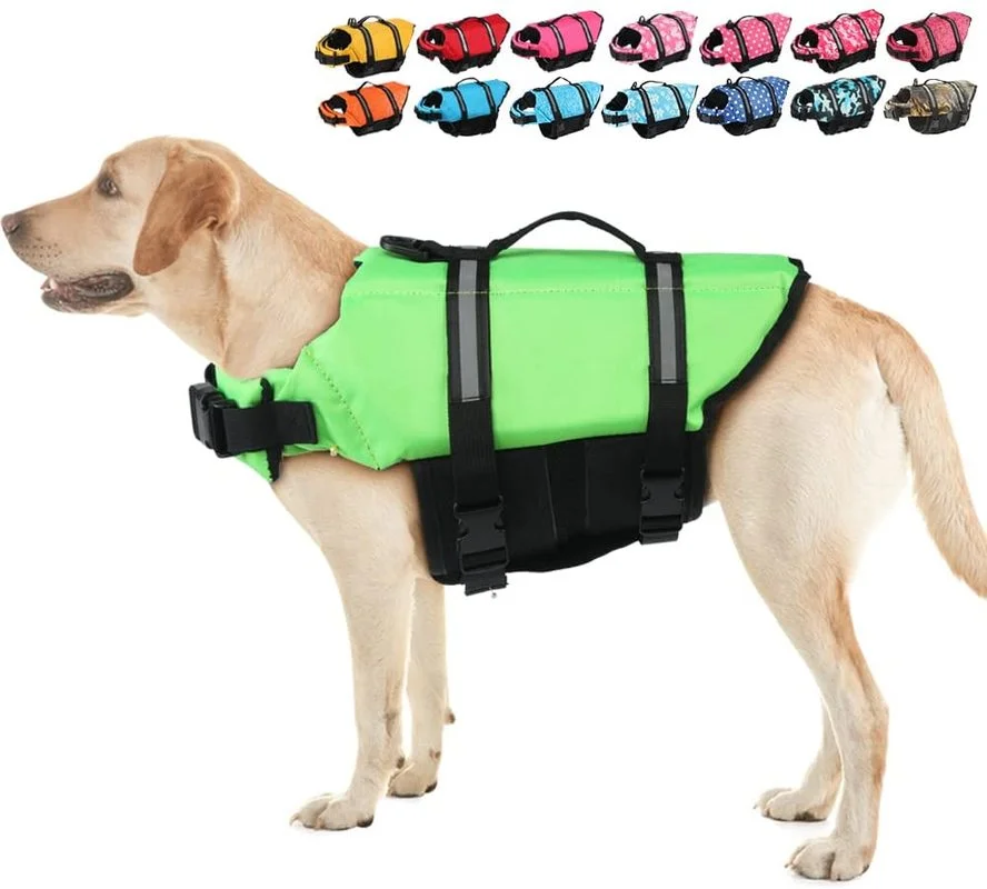 Dog Life Jacket - Регулируемый спасательный жилет для собак с