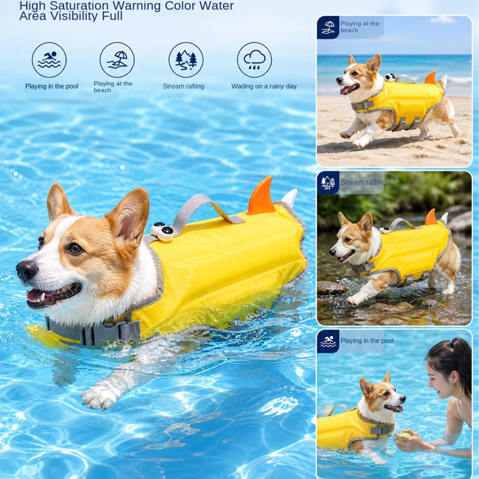 Dog Life Jacket - Регулируемый спасательный жилет для собак с