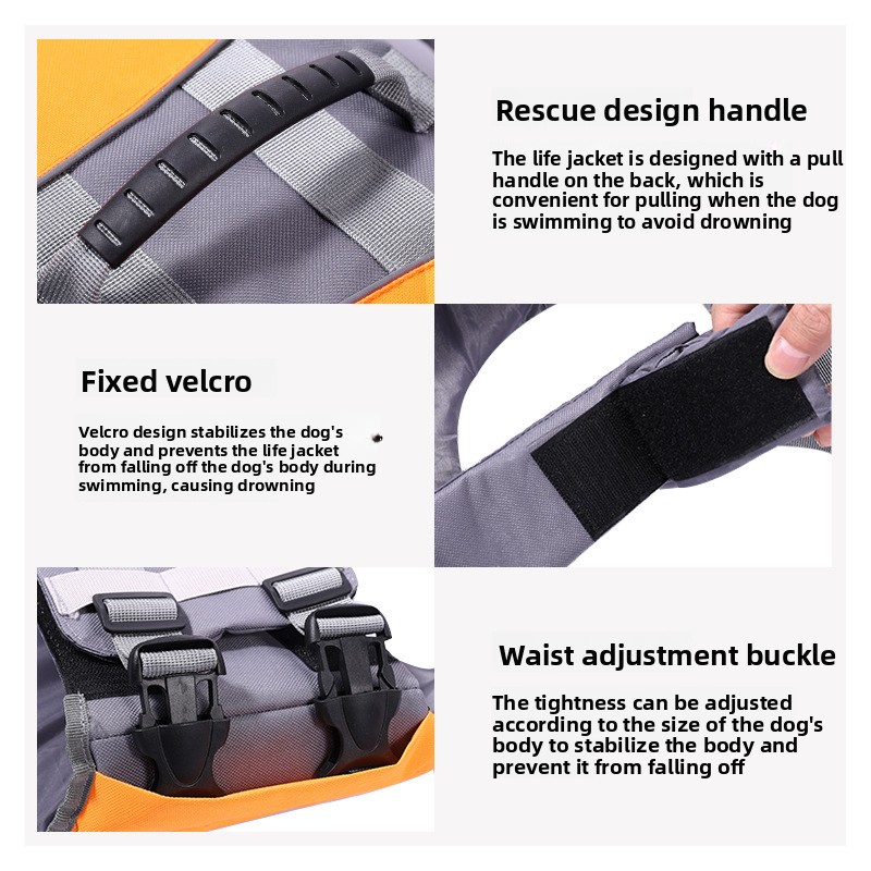 Спасательный жилет для собак:  – обзор и цена Dog Life Jacket
