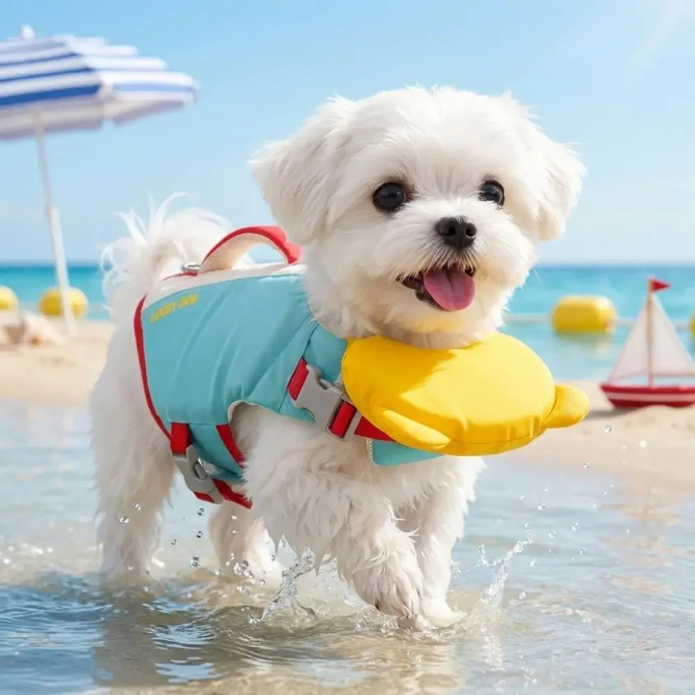 Спасательный жилет для собак с – обзор и цена Dog Life Jacket